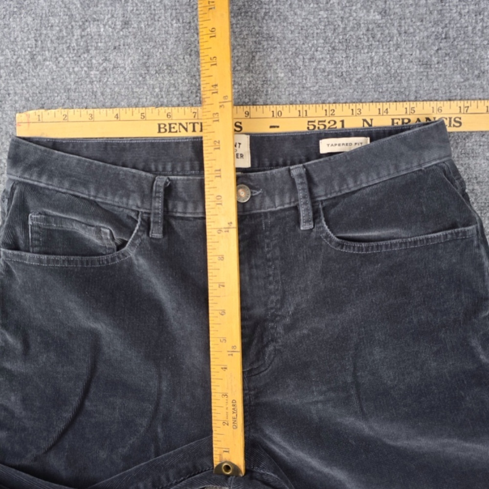 Flint & Tinder 32X32 Mens Corduroy Tapered Fit Pants -Gray - Picture 8 of 11